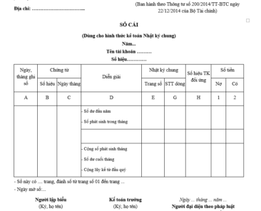 sổ cái