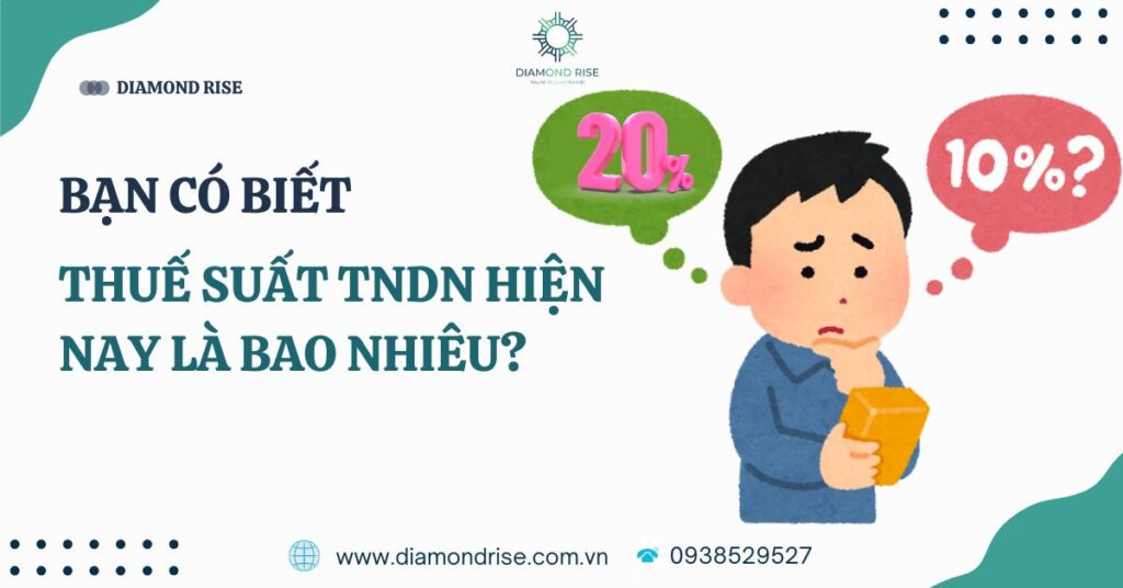 bạn có biết thuế suất thuế tndn hiện nay?