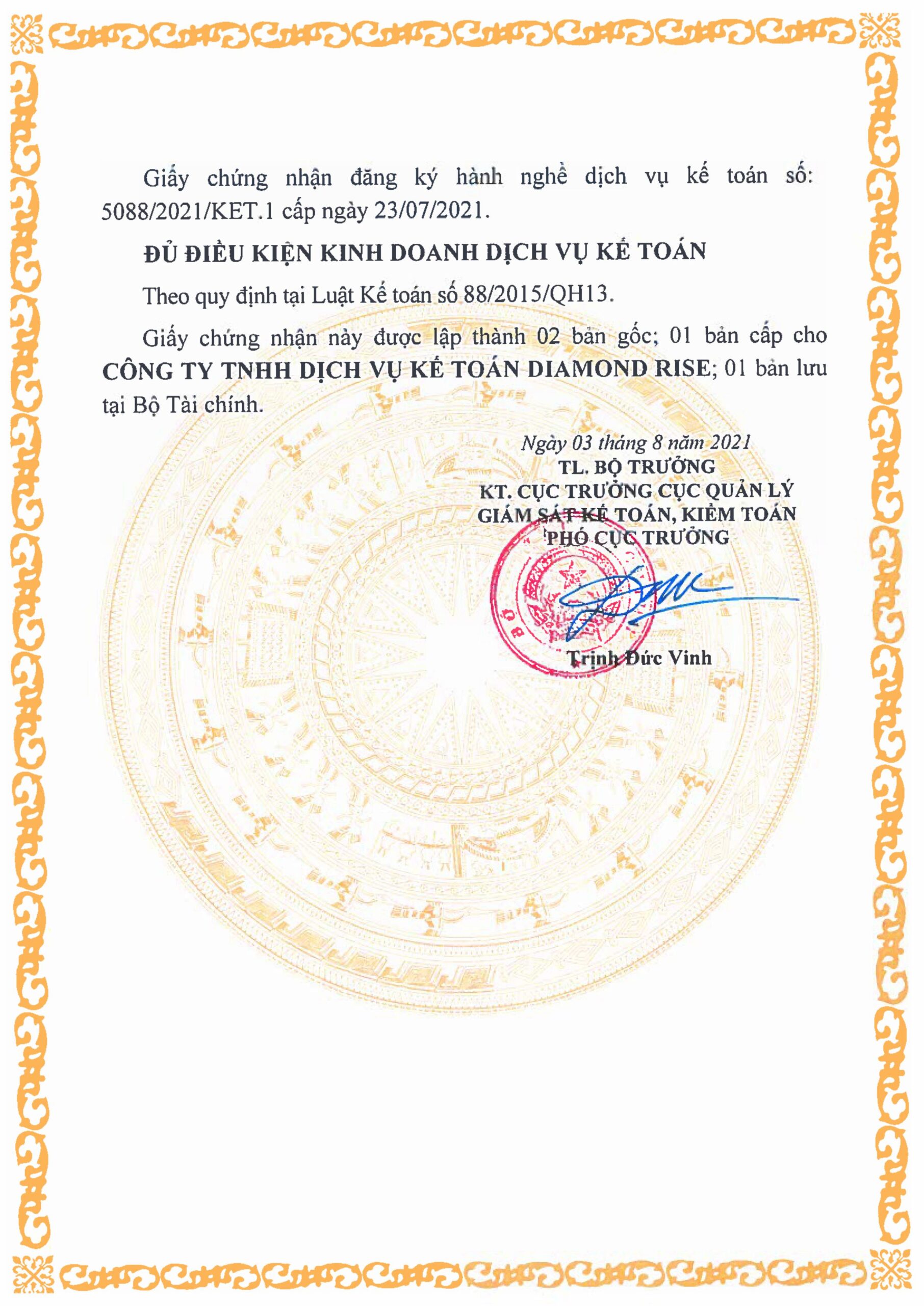 Giấy chứng nhận đăng ký kinh doanh