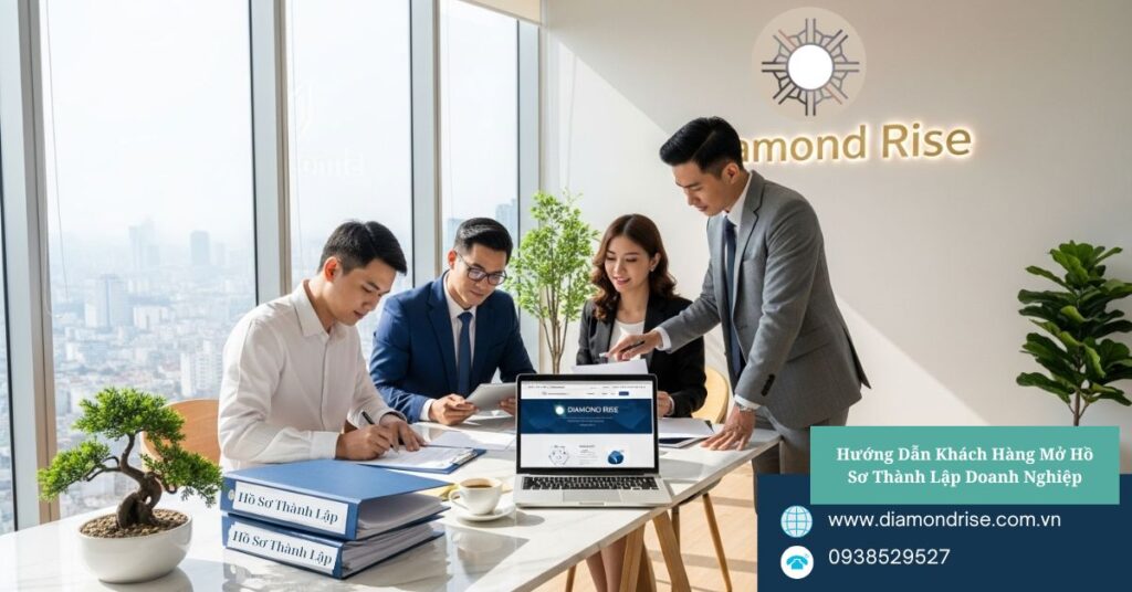 hỗ trợ khách hàng mở hồ sơ thành lập doanh nghiệp
