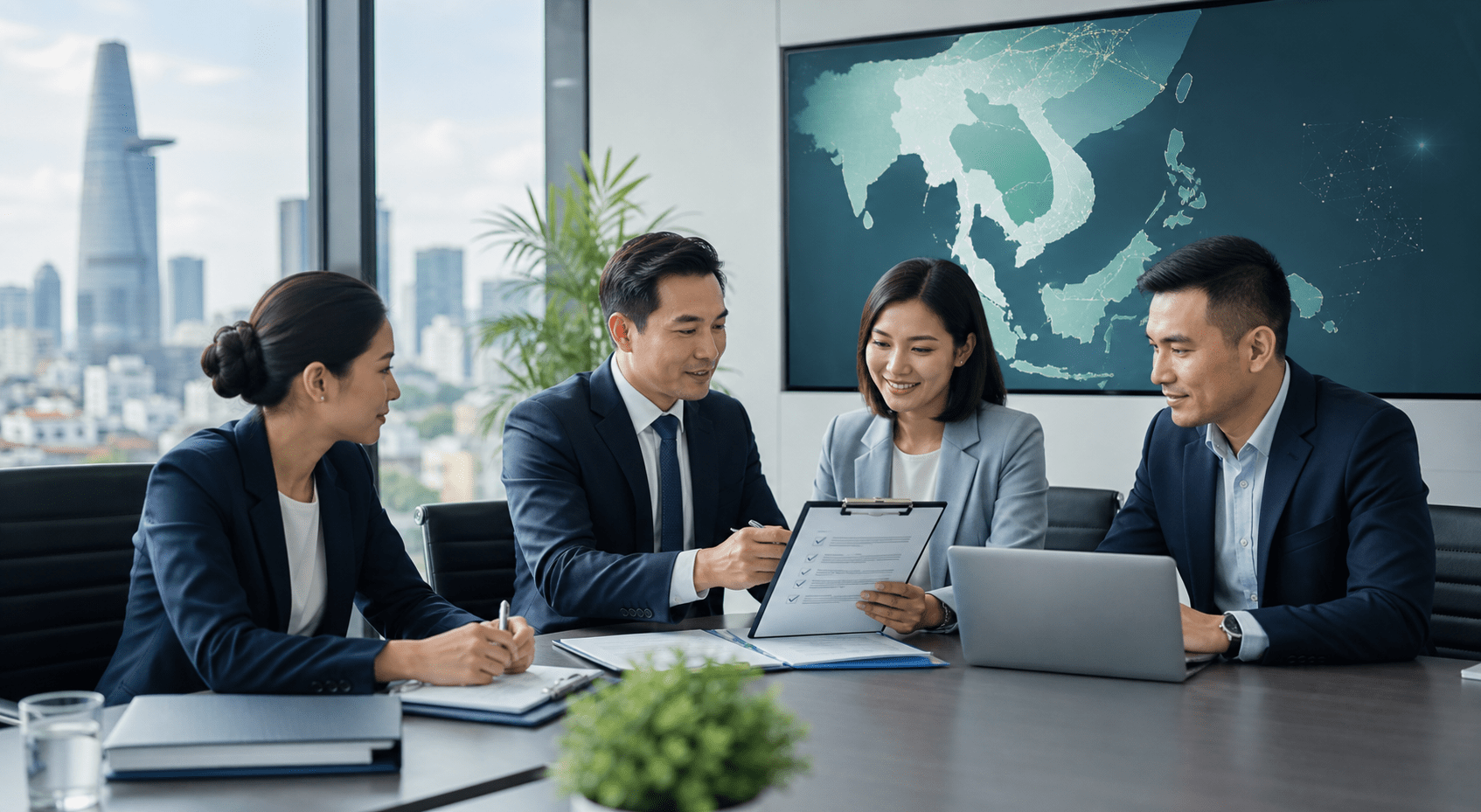 Chinese investors setting up a foreign-owned company in Vietnam